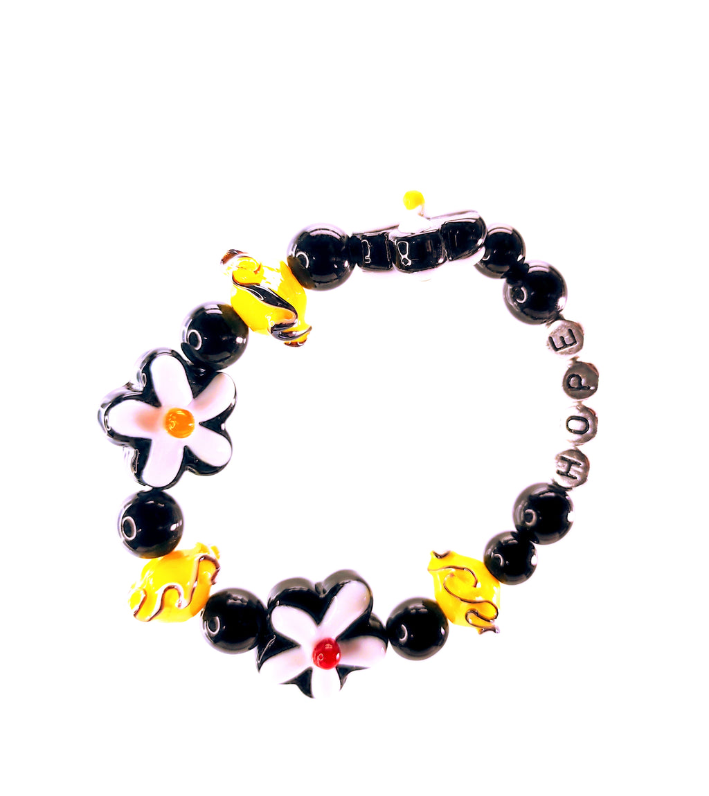 Sunburst and Flowers Bracelet