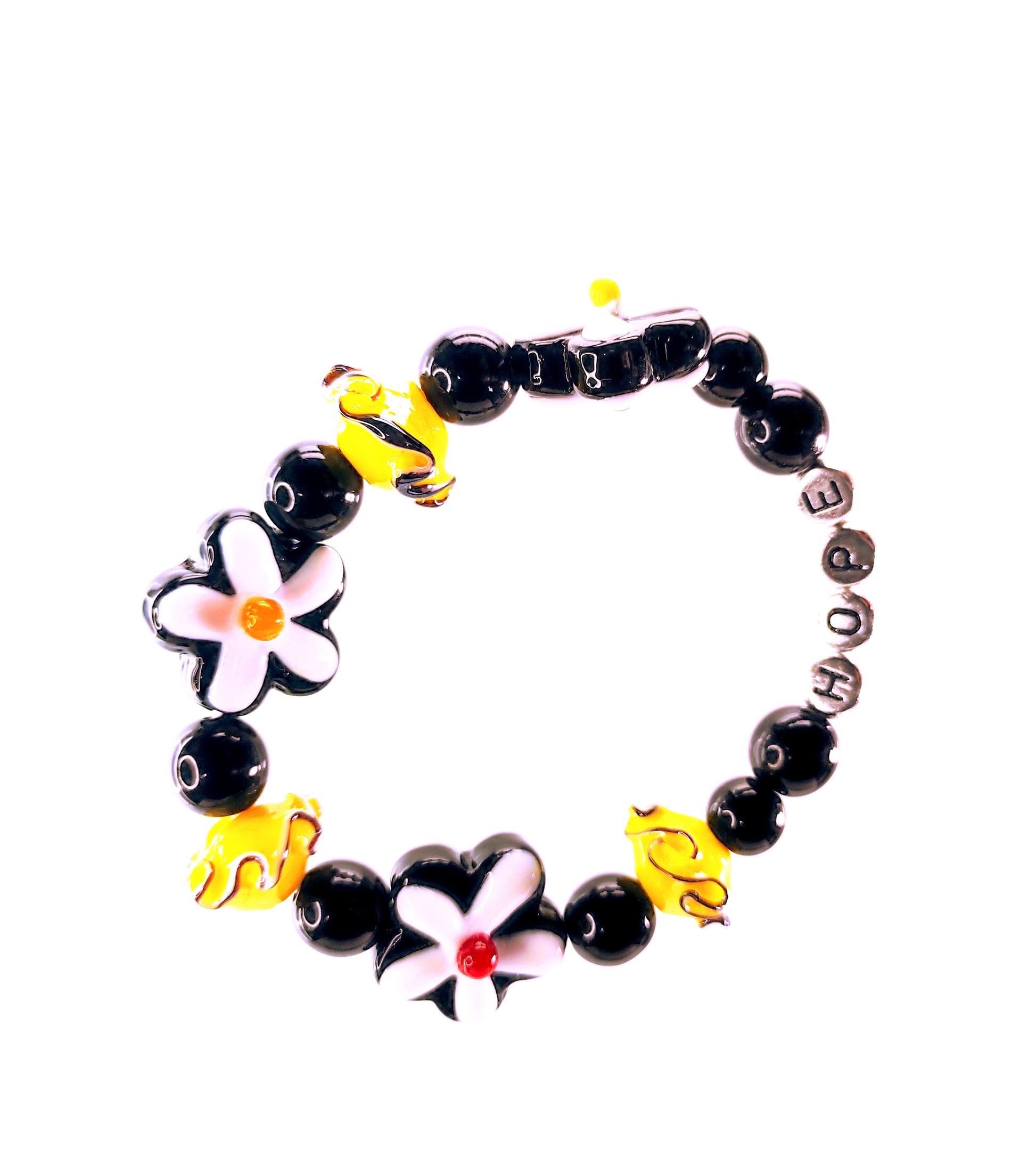 Sunburst and Flowers Bracelet