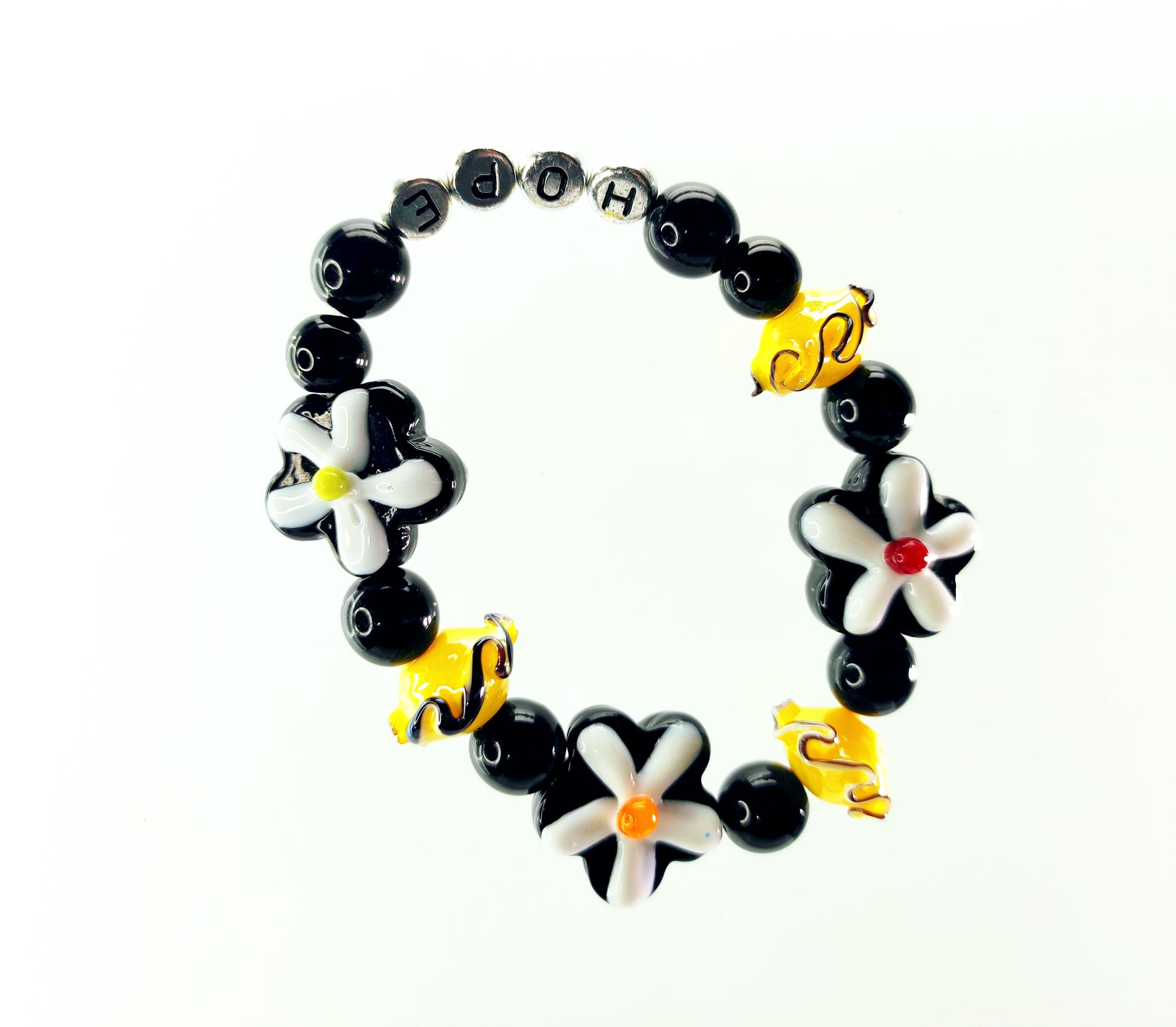 Sunburst and Flowers Bracelet