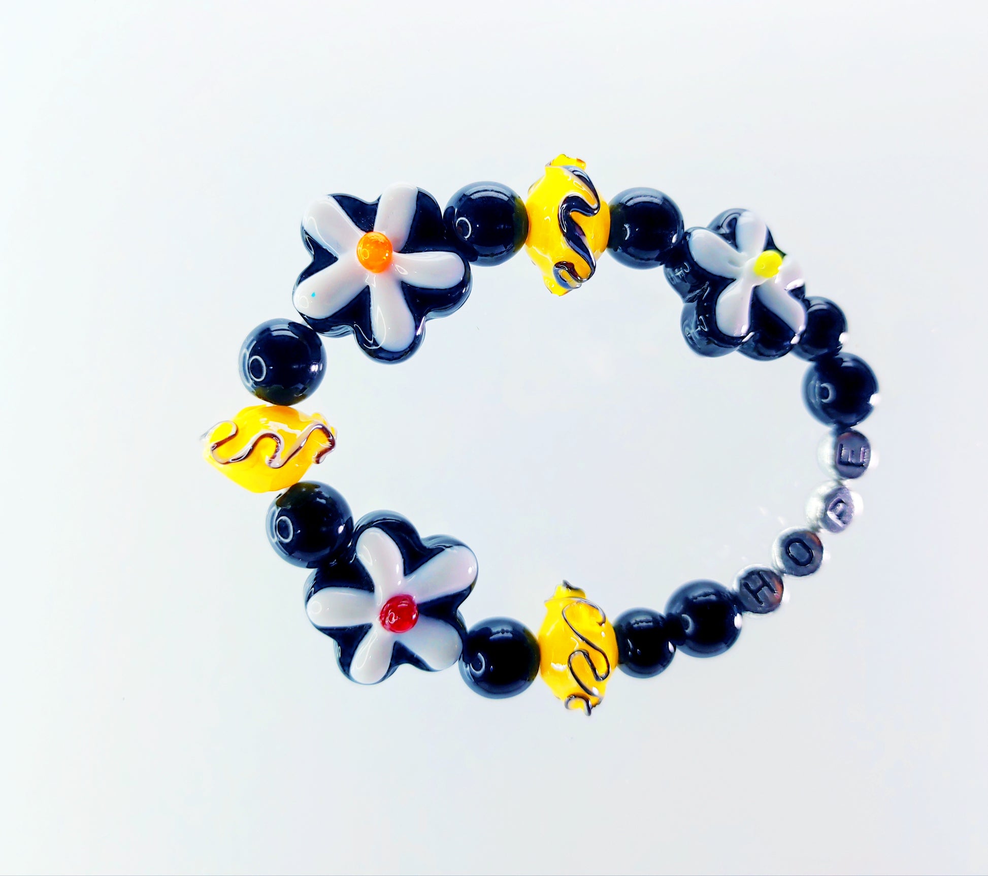 Sunburst and Flowers Bracelet