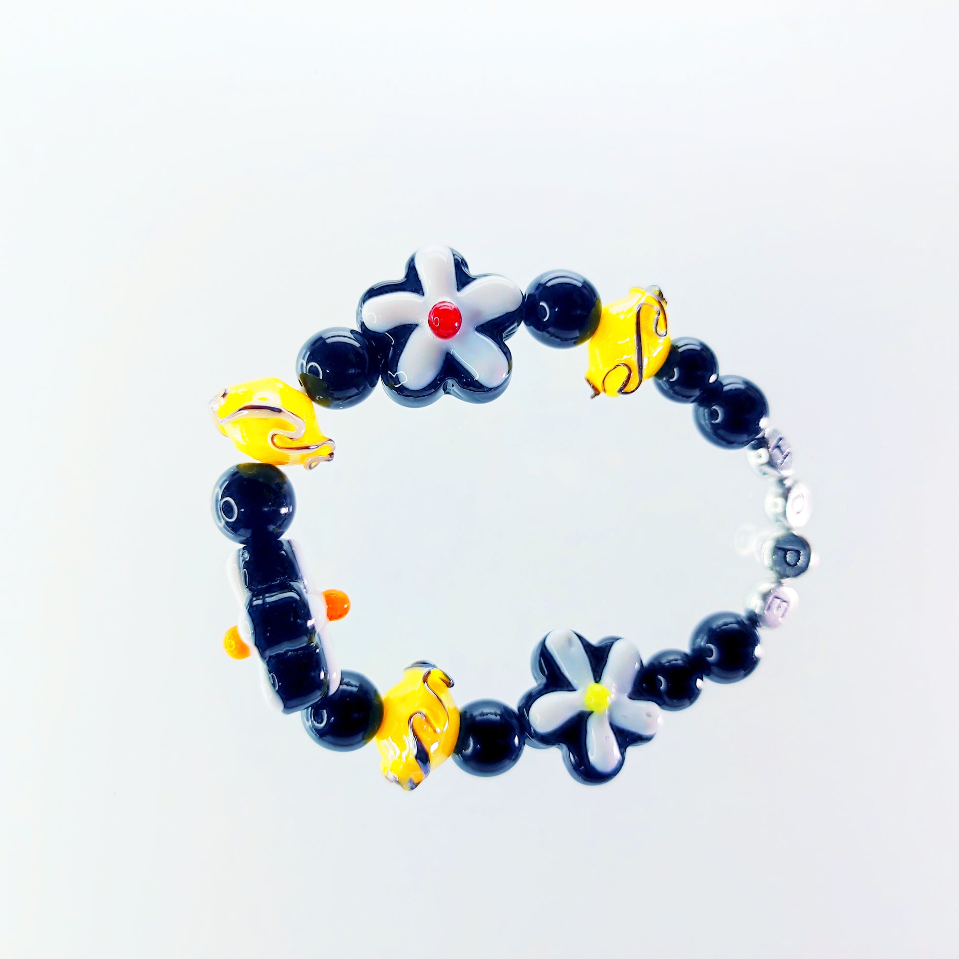 Sunburst and Flowers Bracelet