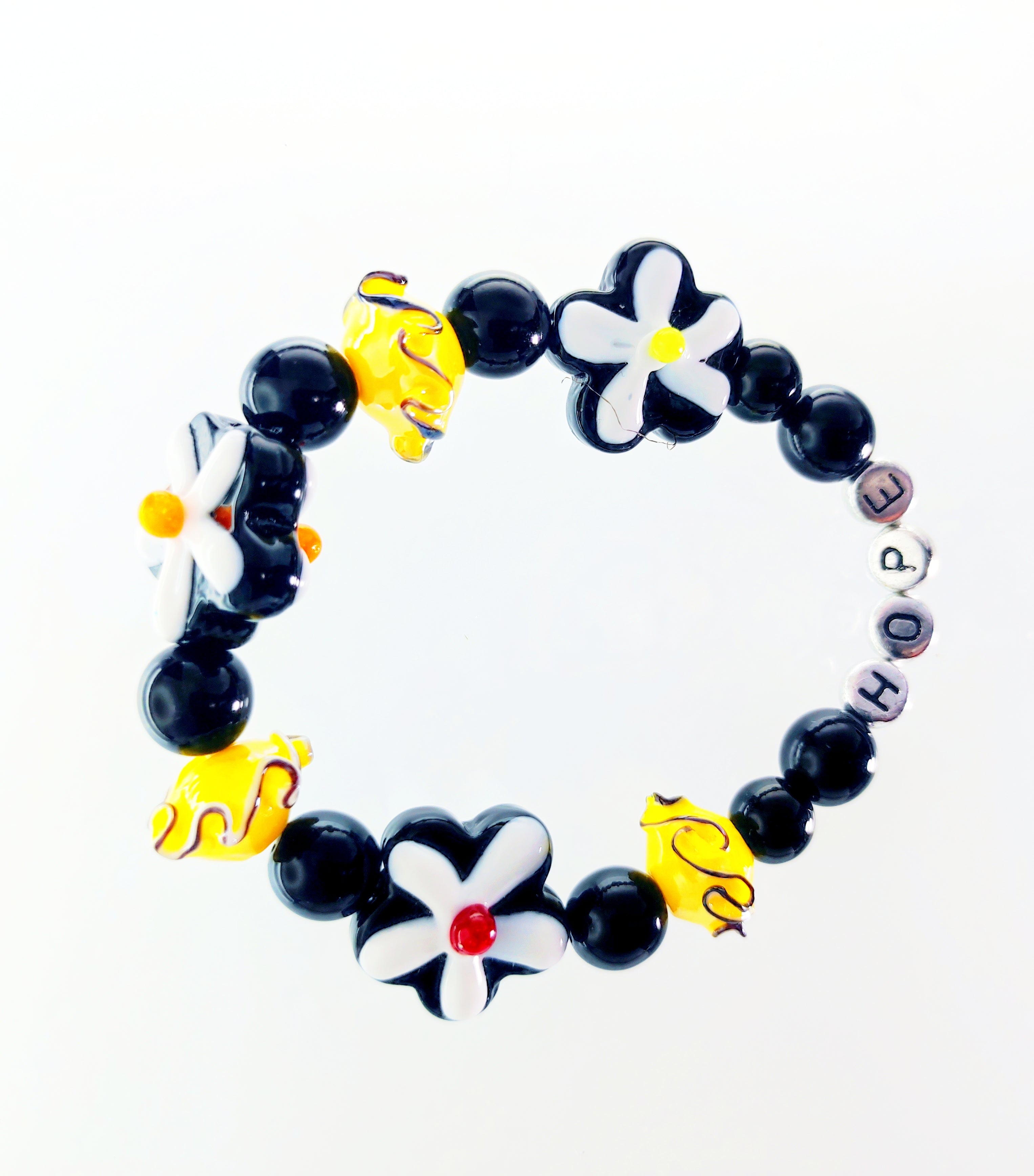 Sunburst and Flowers Bracelet