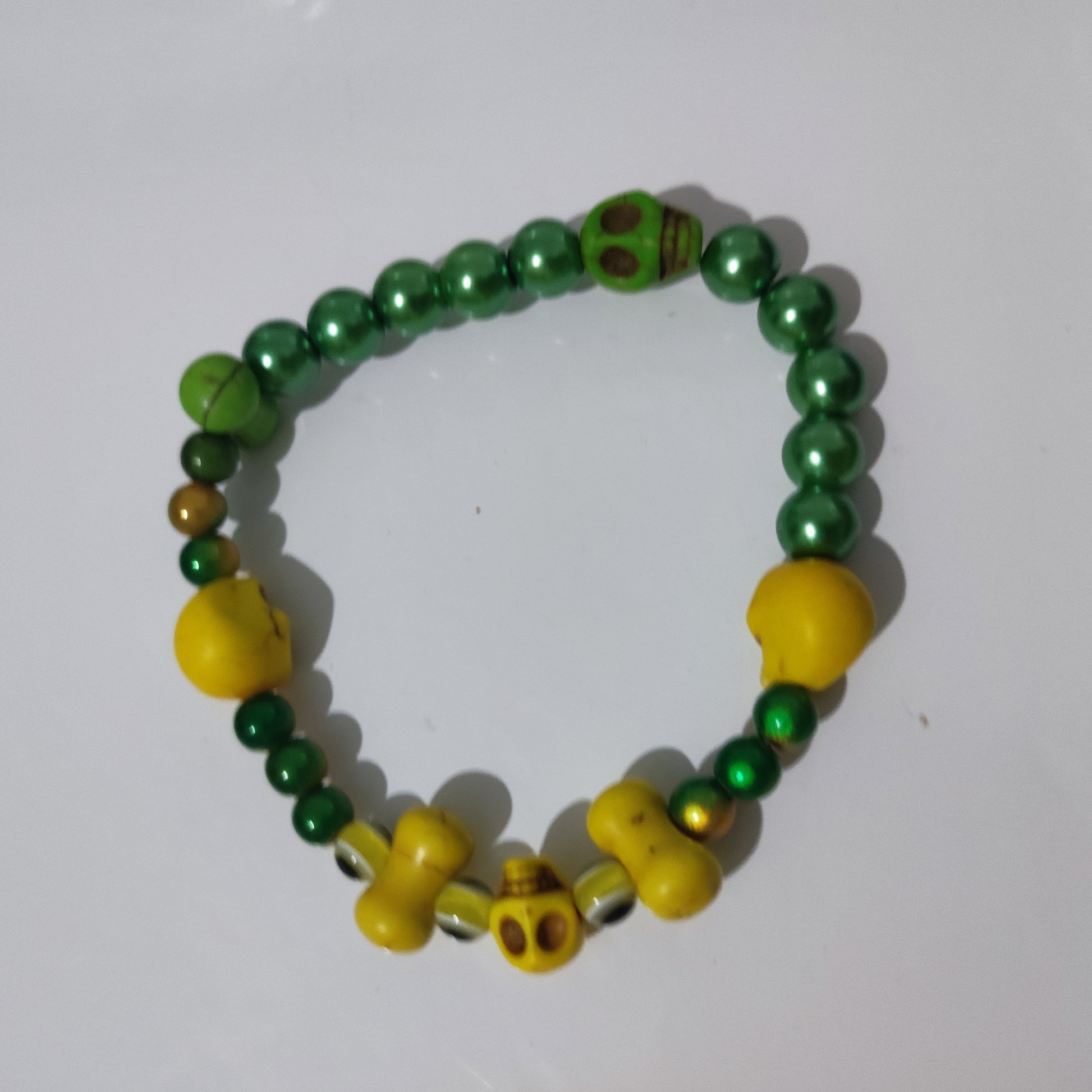 Howlite Skulls Bracelets - Large 2