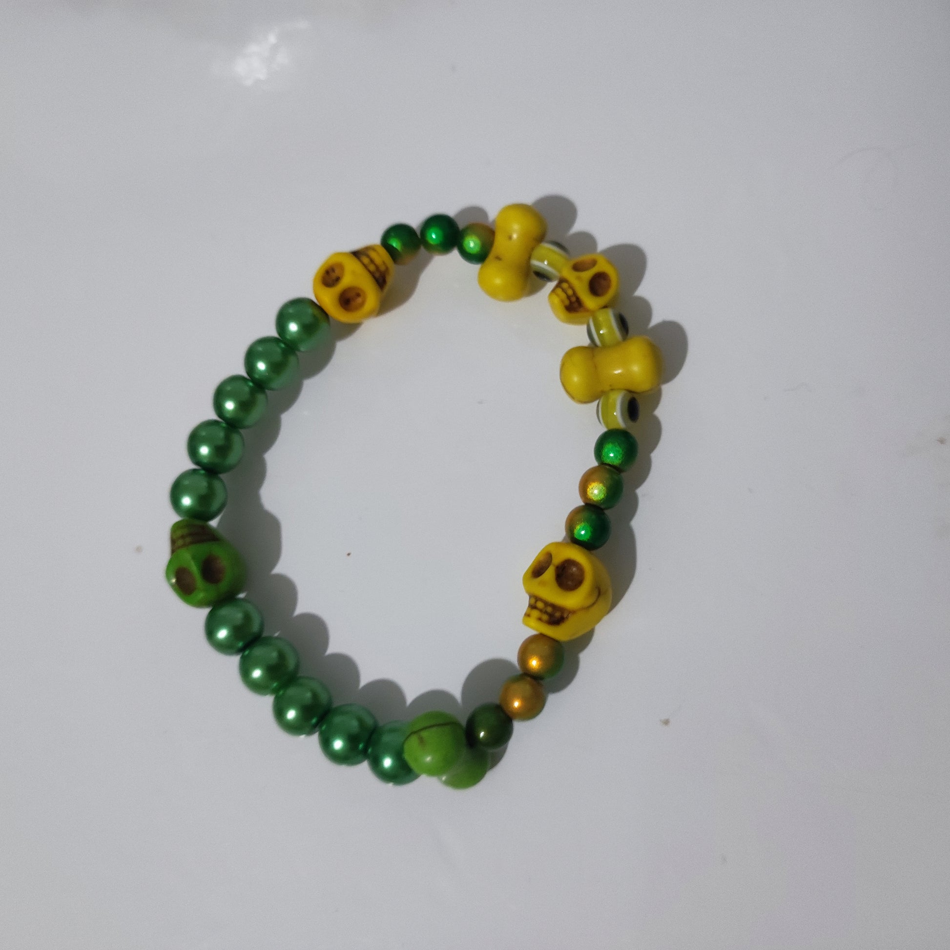 Howlite Skulls Bracelets - Large 2