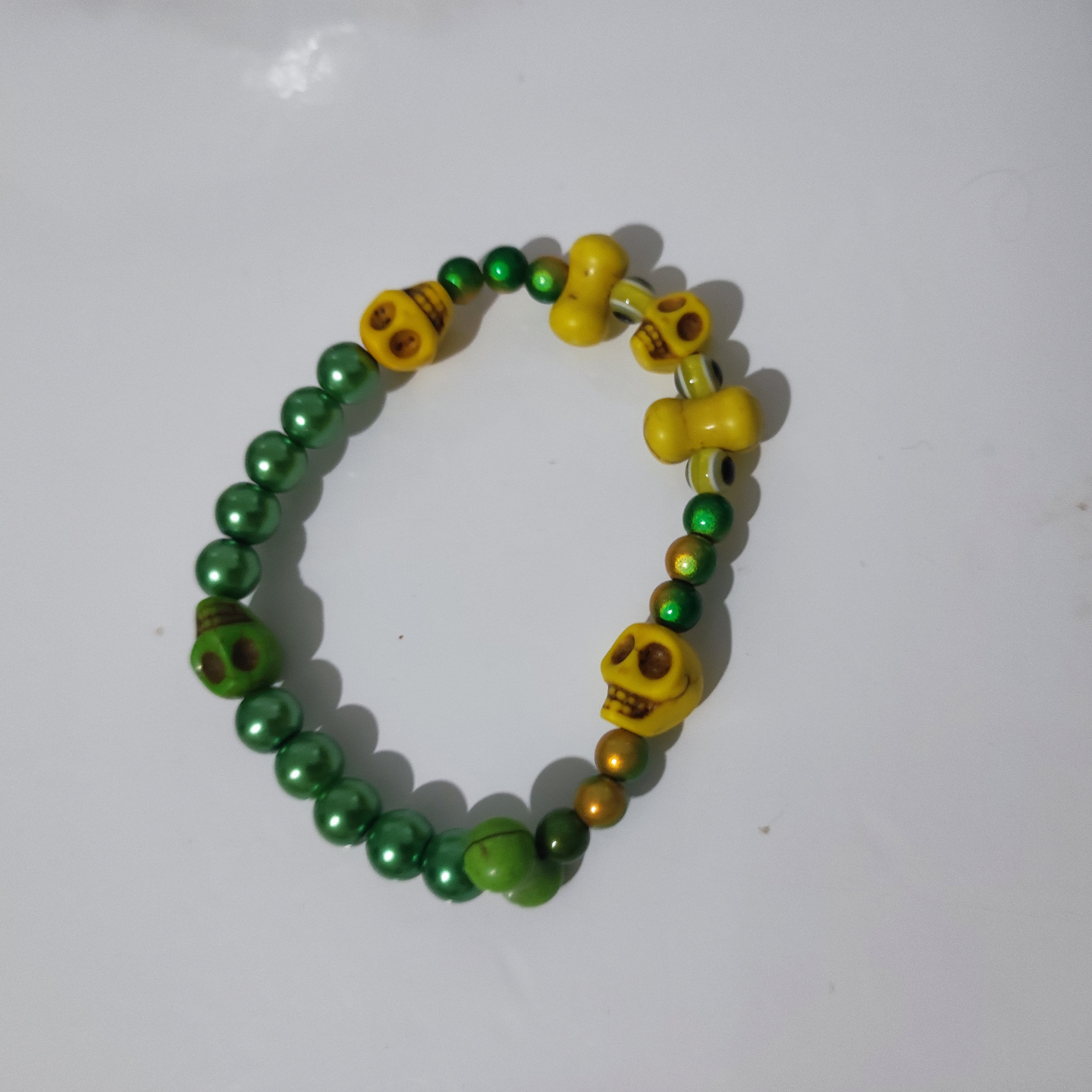 Howlite Skulls Bracelets - Large 2