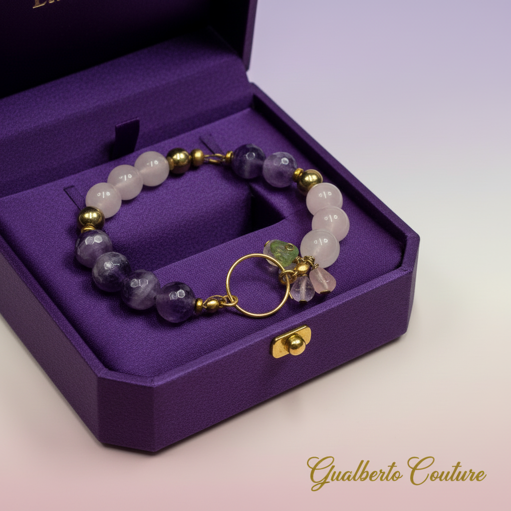 Bracelet on jewelry case