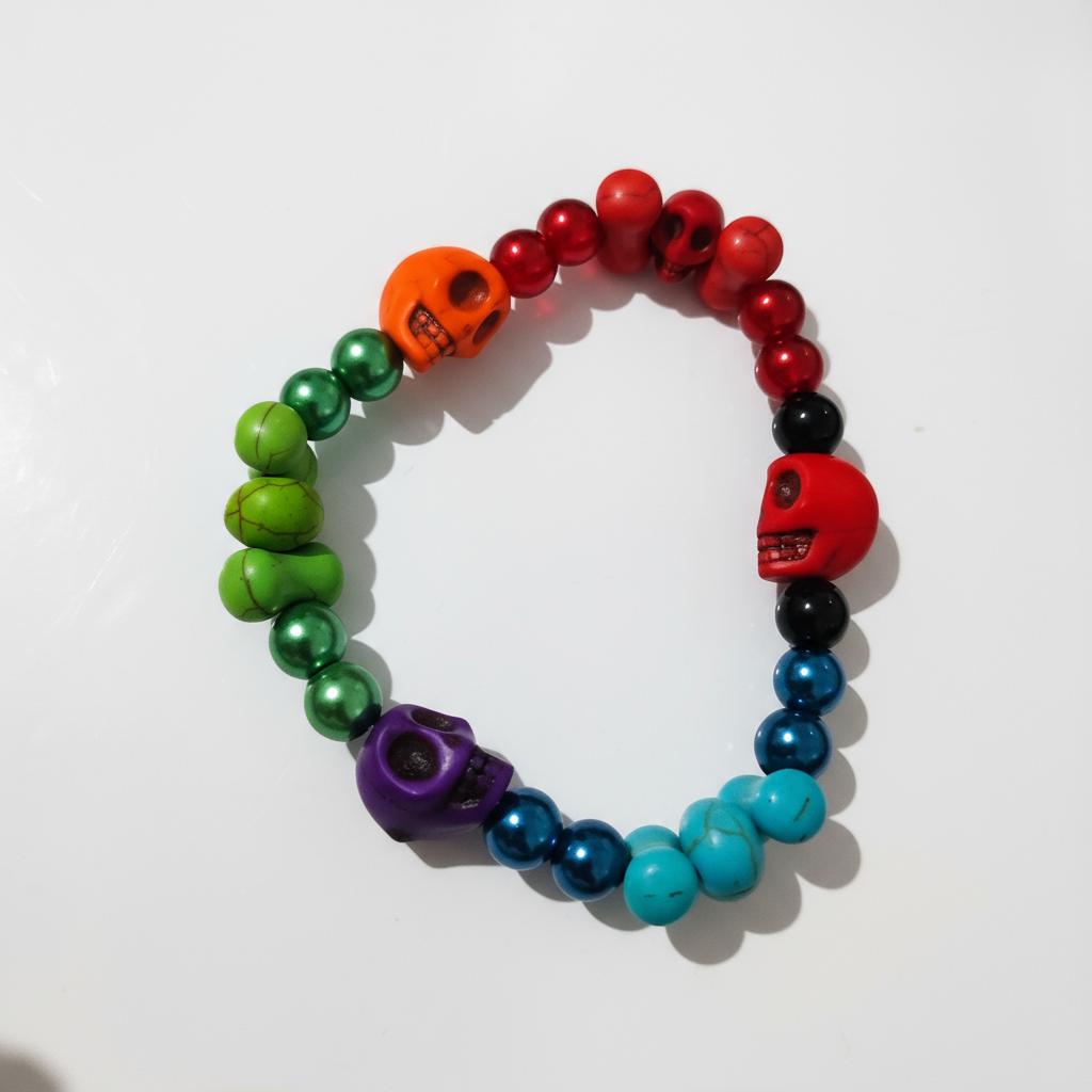 Howlite Skulls Bracelets - Medium 3