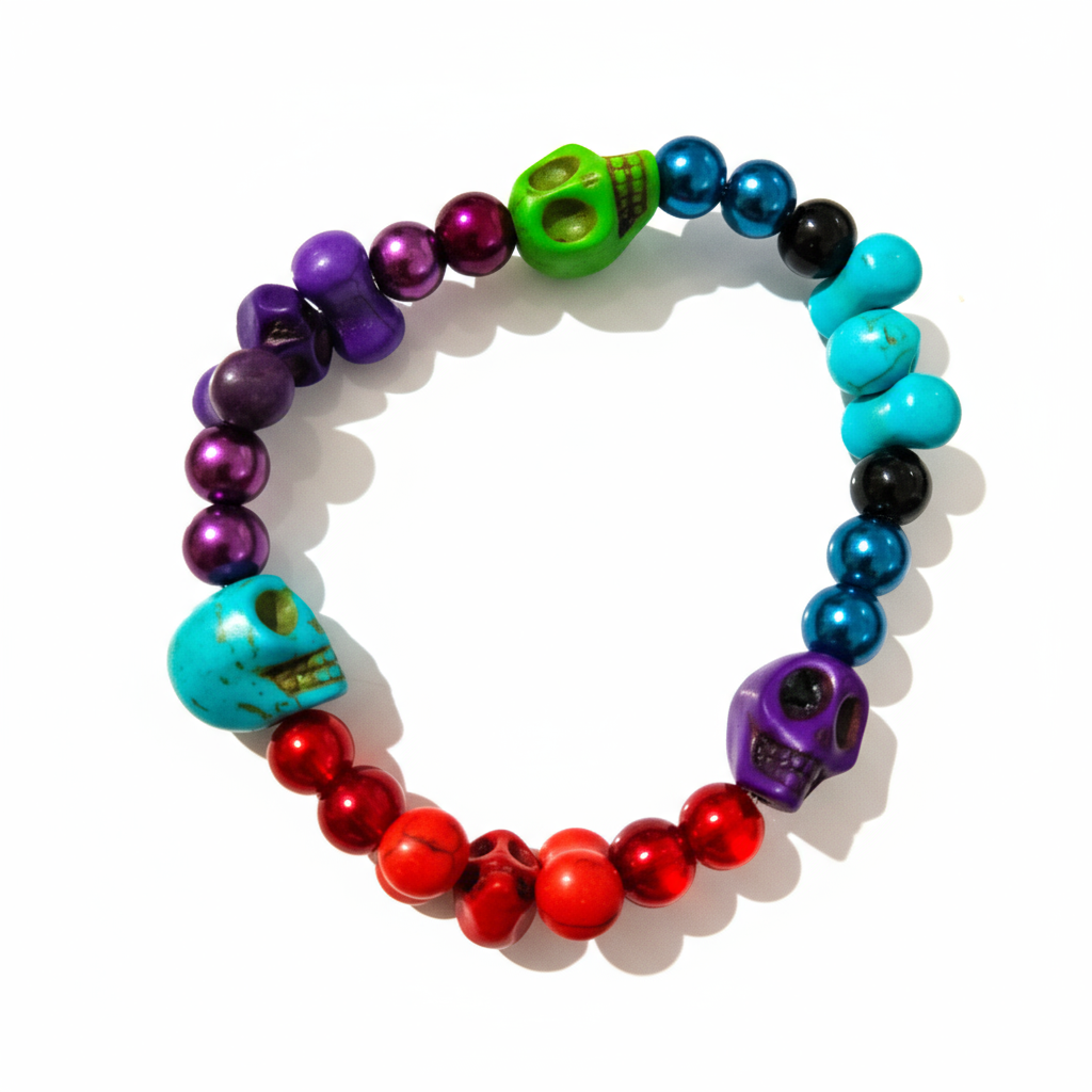 Howlite Skulls Bracelets - Medium 2