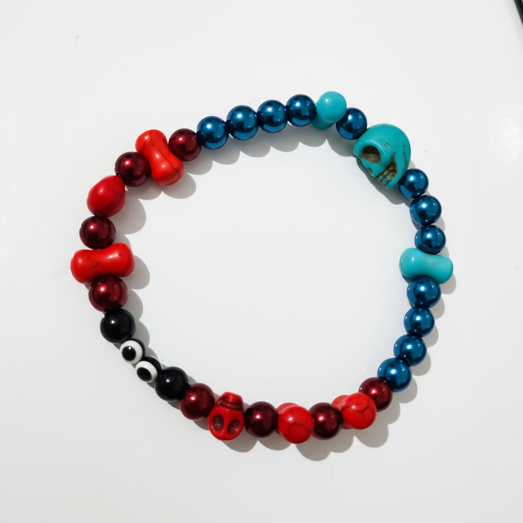 Howlite Skulls Bracelets - Large 1