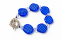 Blue Poe Ka Dot Bracelet