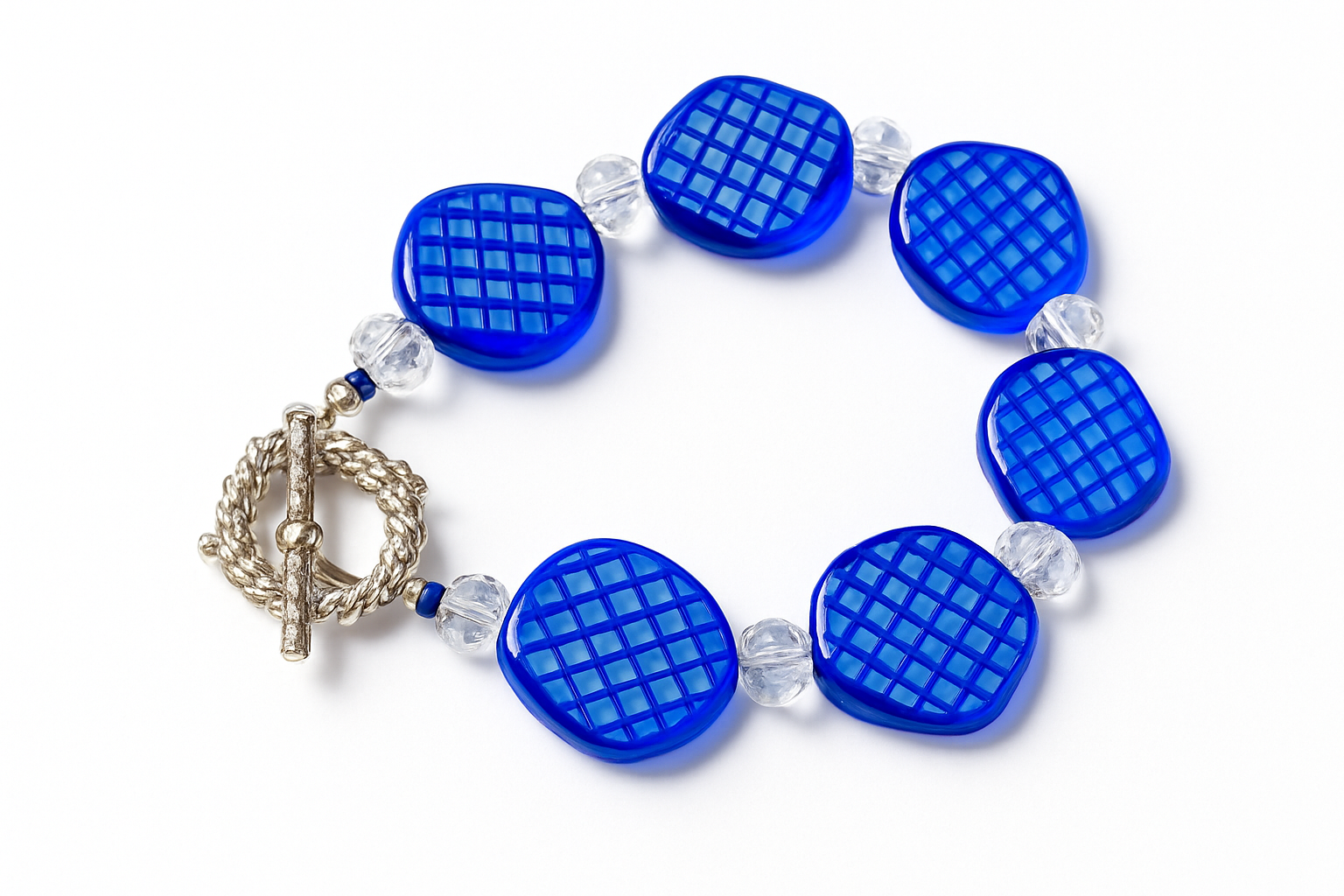 Blue Poe Ka Dot Bracelet