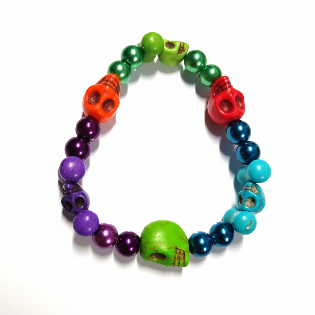 Howlite Skulls Bracelets - Small 1