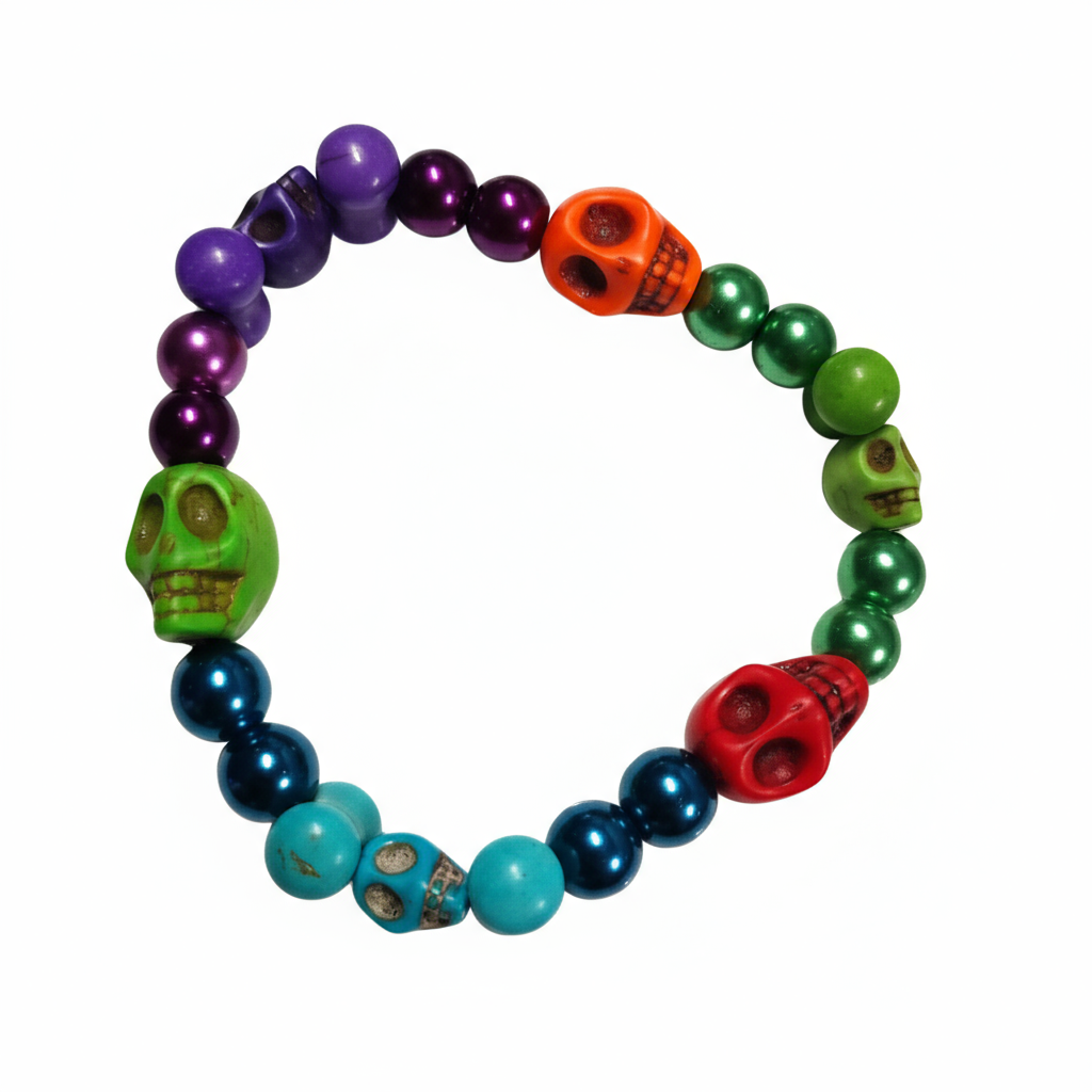 Howlite Skulls Bracelets -Small 4