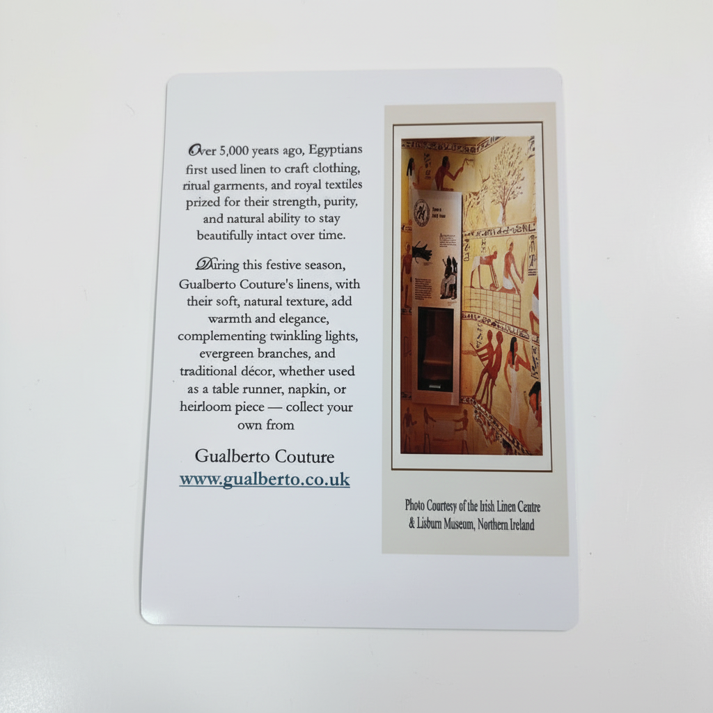 Clean white background postcard