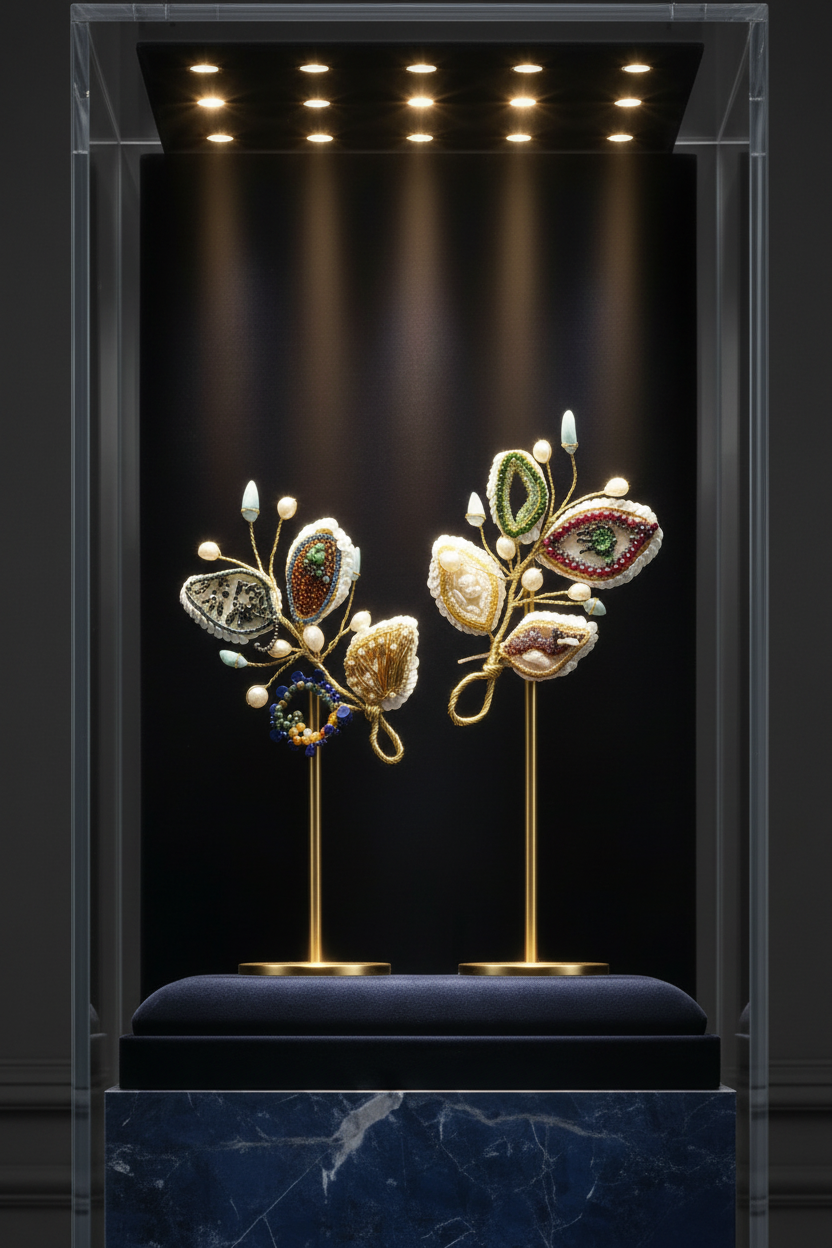 Close-Up Photorealistic Vitrine Display