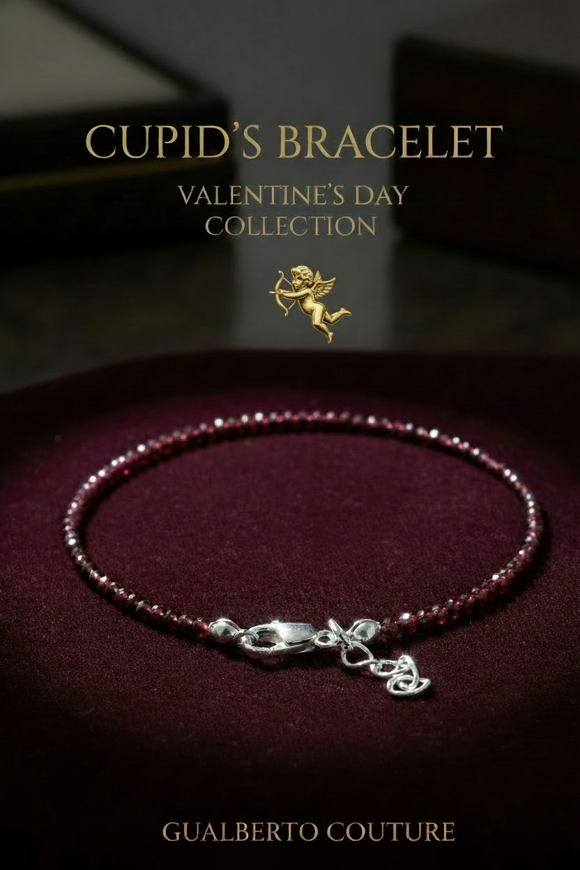Cupid's Bracelet - Centered Tiny Cupid