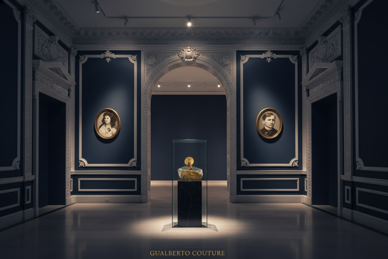 Museum Entrance — Single Sculpture