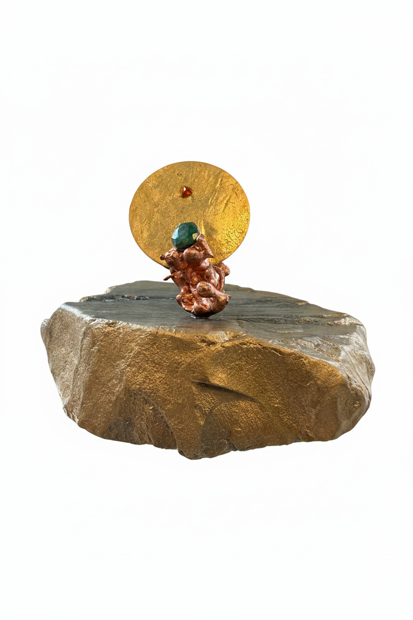 Rock Sculpture – White Background