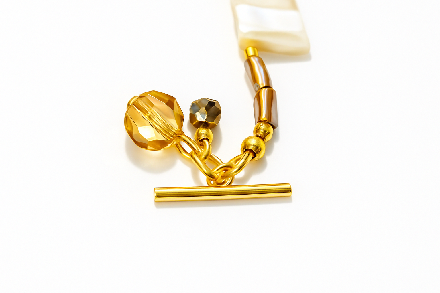 Free Flowing Mother-of-Pearl and Shell Beads