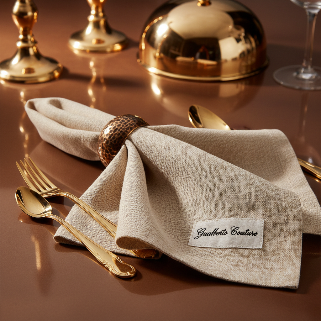 Third Gualberto Couture Napkin Table Setting